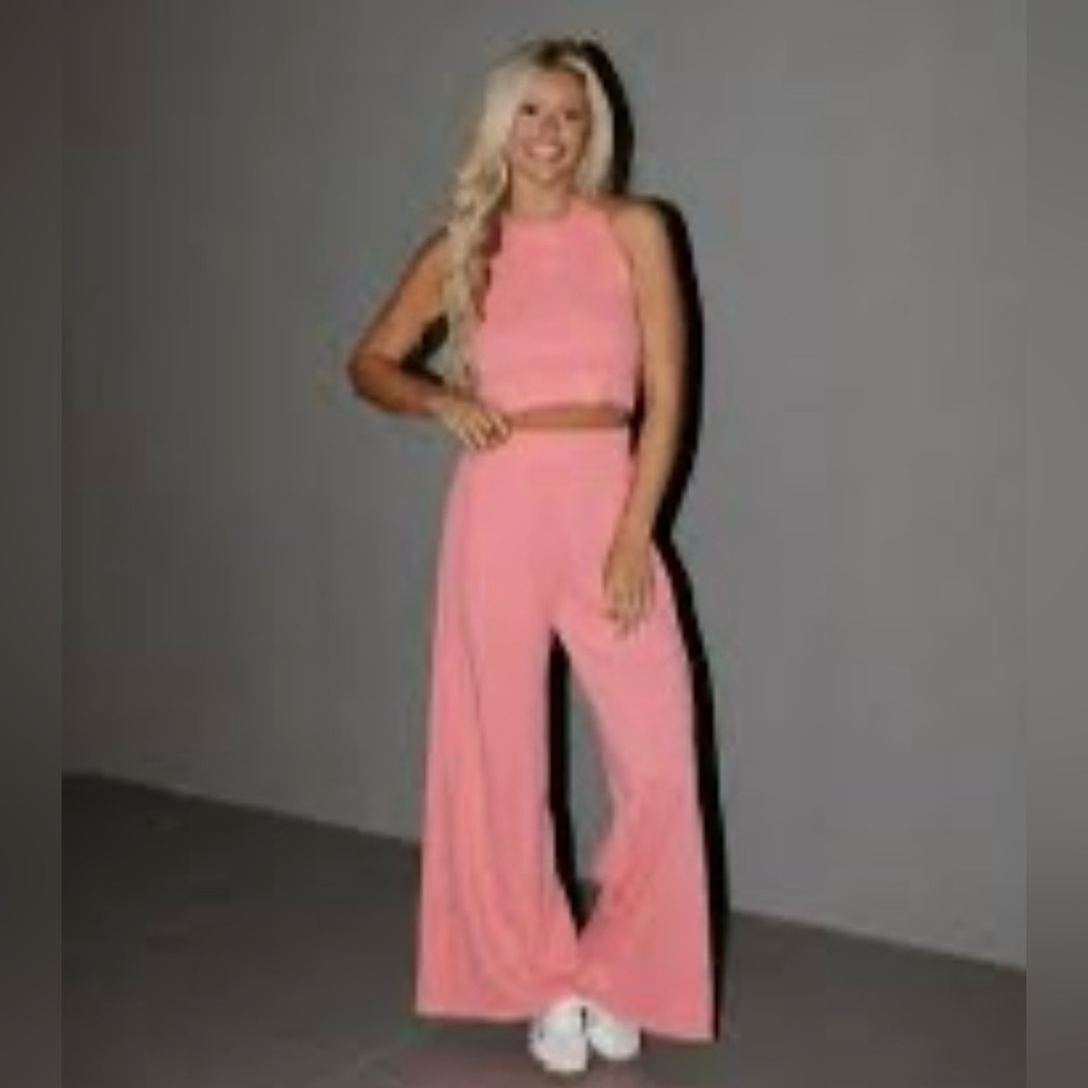 🧡Wishlist Wide Leg Pants Set
